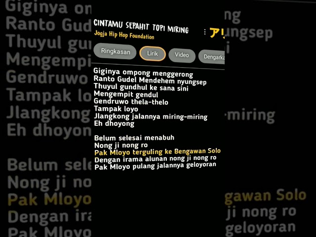 lirik lagu giginya ompong class=