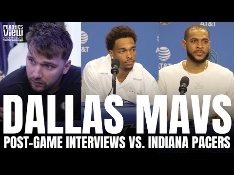 Luka Doncic, Daniel Gafford & PJ Washington Discuss Dallas Mavs Team Meeting After Loss vs. Pacers