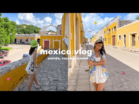 Mexico Travel VLOG 🇲🇽 Mayan Ruins, Cenotes, Mexican Food (Mérida, Izamal, Cuzamá)