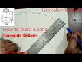 Concentric Reducer Fabrication Template ( how to build a cone) Hindi Urdu