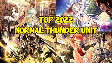 【タガタメ】Top Thunder Normal Units 2022 おすすめ雷属性恒常キャラ2022(英語)【Alchemist Code】
