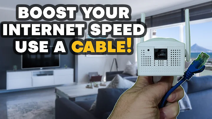 Boost Your Internet Speed by Using a Wi-Fi Extender with a Cable