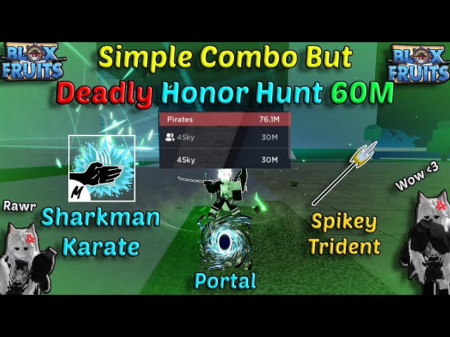 Quake + Spikey trident + Sharkman Karate One shot combo Bloxfruits Roblox, Quake + Spikey trident + Sharkman Karate, One shot combo, Blox fruits  #Roblox #BloxFruit #Bloxfruits, By MadDanger