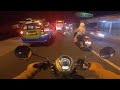ASMR First Person POV Scooter Ride (No Talking, No Music) on a Busy Night Traffic