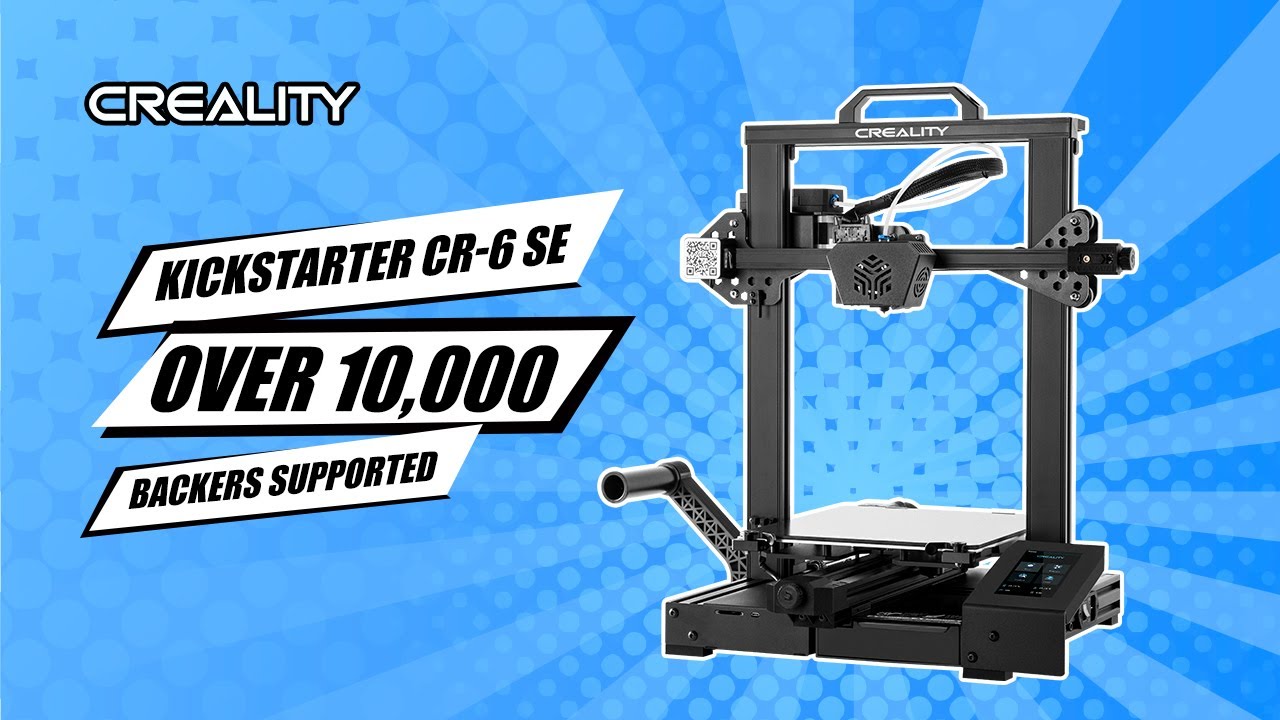 Creality Kickstarter CR6 SE 3D Printer with Levelingfree Function is