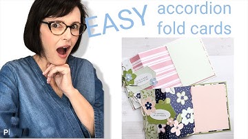 🔴 Easy Accordion Fold Card Tutorial : Learn How to Make an Accordion Fold Card in a Few Easy Steps!