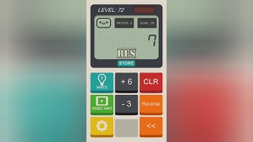 Calculator : The Game Level 72