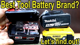 Best Tool Battery? Milwaukee vs DeWalt vs Makita