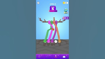 Tangle Master 3D Gameplay - Level 21 - Keep the Tangle Alive!