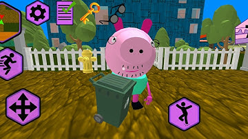 Piggy Neighbor Family Escape Obby House 3D | Level 11 | Gameplay