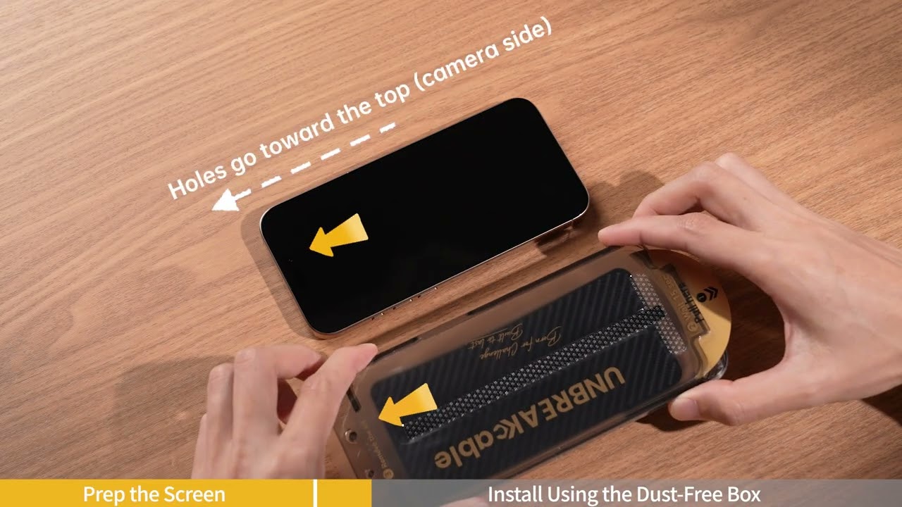 For iPhone: ZD Series Screen Protector Installation Video