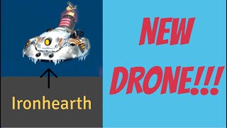 New COOL and helpful drone ironhearth in war robots test server
