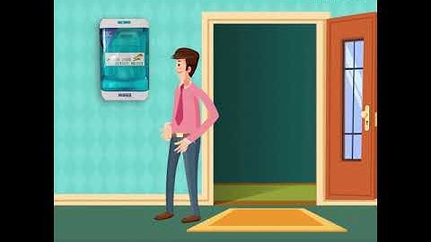Automatic Hand Sanitizer Concept Animated