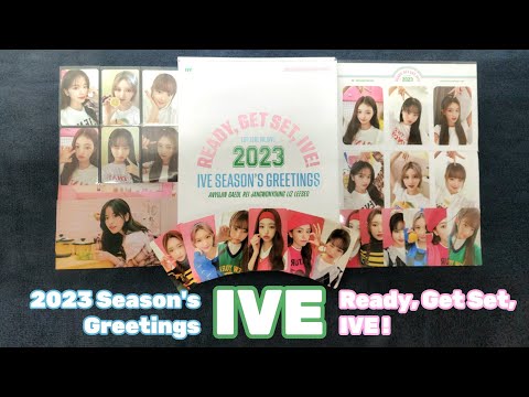 Unboxing] IVE - 2023 Season's Greetings 'READY, GET SET, IVE