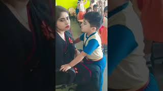 Viral video shows little boy hugging and apologising to his teacher. Internet is divided
