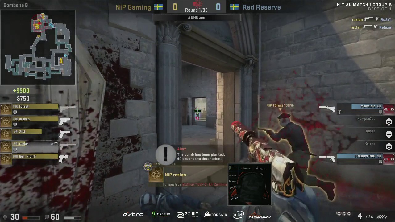 DREAMHACK VALENCIA 2017 - NIP REZ INSANE PISTOL ACE!!