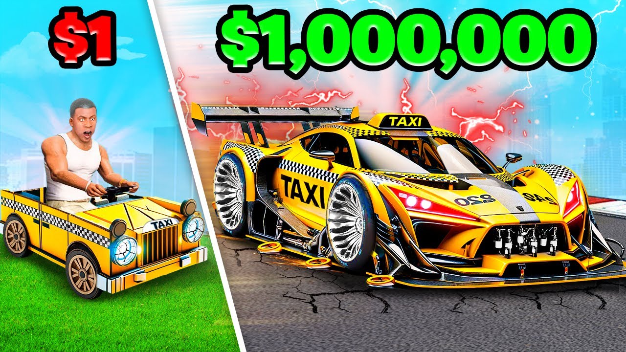 $1 To $1,000,000 TAXI In GTA 5!
