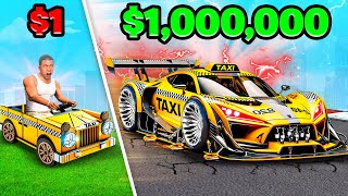 $1 To $1,000,000 TAXI In GTA 5!
