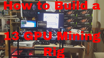How to Build a 13 GPU Mining Rig With 7 1080 Ti & 6 Rx 580 on a ASRock H110 Pro BTC Zcash Ethereum