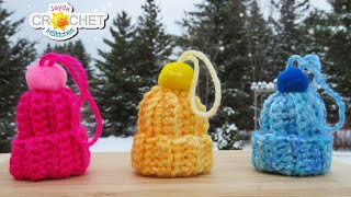 Miniature Winter Hat Ornament  Crochet Pattern & Tutorial