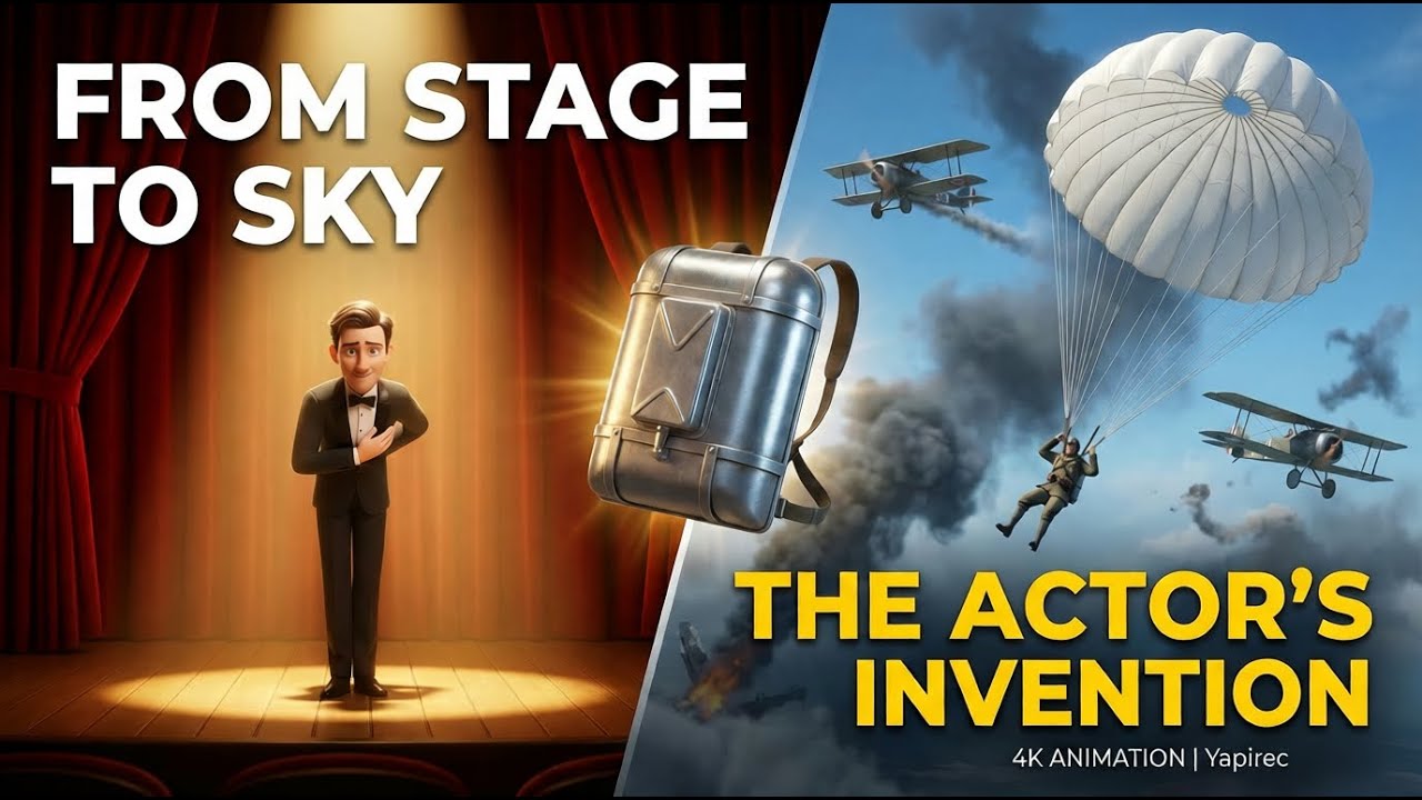 The Actor and the Chute: Saving the Skies in 4K | Yapirec Studio Animation
