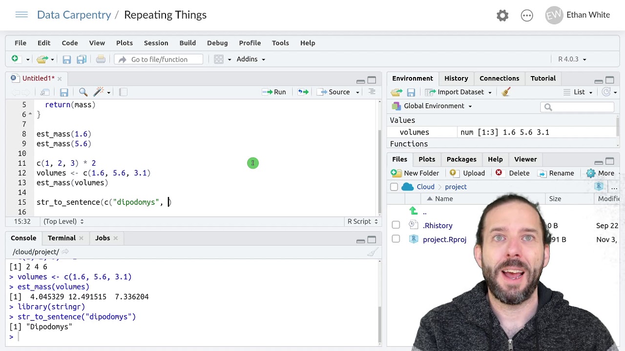 Introduction To Repeating Things In R: Using Vectorized Functions