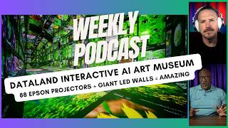 Inside dataLand LA: 88 Epson Projectors, Giant LED Walls & AI-Generated Art
