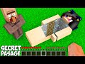 Why VILLAGER HIDE SECRET PASSAGE IN GIRL WITH SUPER EMERALD ITEMS in Minecraft ? EPIC BASE !