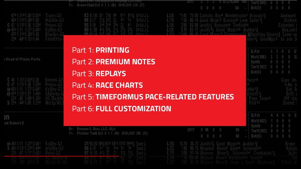 Brisnet Charts