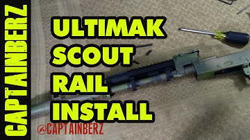 Ultimak AK-47/74 Scout Rail Installation