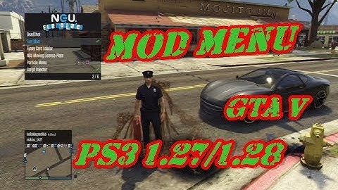 MOD MENU GTA 5 PS3 1.27/1.28 DEX/CEX BLES/BLUS +DOWNLOAD