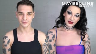 VIOLET CHACHKI AFFORDABLE DRAG QUEEN TRANSFORMATION | MAYBELLINE NEW YORK