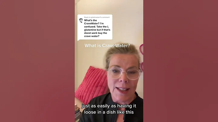 What is CraveWater? #cravings #lglutamine #stopcravings #nutritionist #stopsmoking #foodaddict
