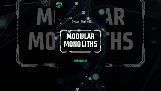 Monolith vs. Microservices... is there a middle ground? #softwareengineering #coding