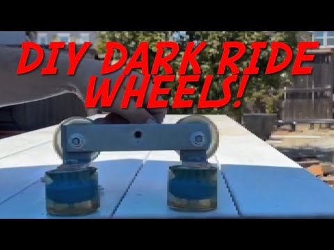 Dark Ride Making How To How To DIY Dark Ride Wheels! #homemadedarkride #backyarddarkride - YouTube