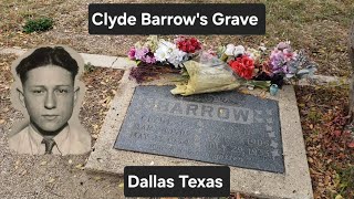 Clyde Barrow's Grave and the Location of Where His Funeral Took Place