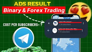 Telegram Ads Results for FOREX & BINARY Trading Channels | Telegram Ads Results 2025