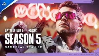 Battlefield 6 - Season 5: Las Vegas Gameplay Trailer | PS5 Games