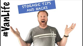 Simple Smart Storage Tips and Hacks for Campervans, Motorhomes, RVs and Caravans.