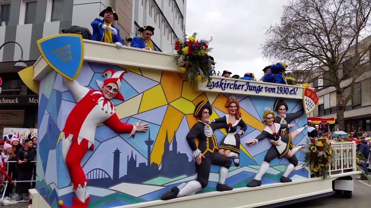 Karneval Köln Rosenmontagszug 27 02 2017 Teil 2