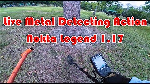 Live Metal Detecting Action Nokta Legend 1.17