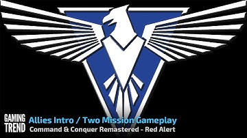 Command & Conquer Remastered - Red Alert - Allies Intro and Missions in 4K [Gaming Trend]