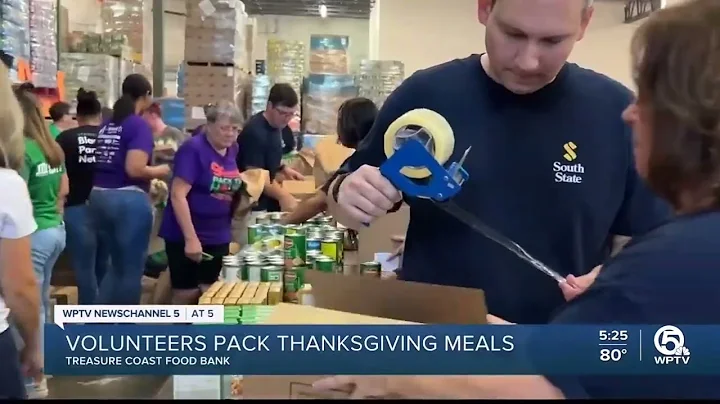 WPTV - Volunteers Pack Thanksgiving Meals