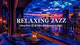 Elegant Jazz Piano in Luxury Rooftop Ambience - Relaxing Background Music for Stress Relief
