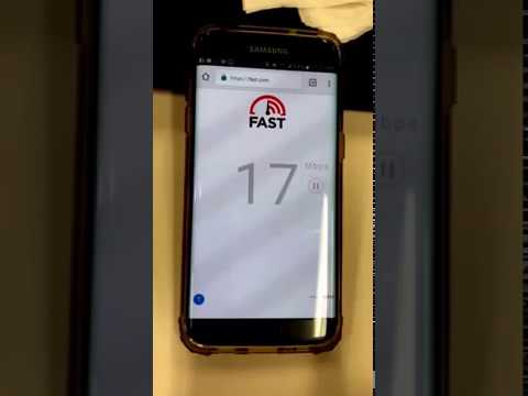 Samsung Galaxy S7 Edge speed test under 4G network