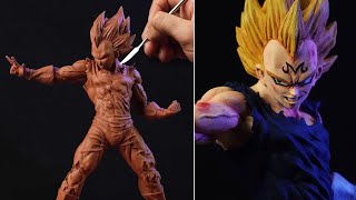 Sculpting MAJIN VEGETA Super Saiyajin | Dragon Ball Z