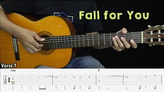 Download Lagu Fall For You - Secondhand Serenade - Fingerstyle Guitar Tutorial + TAB & Lyrics Download Lagu Fall For You - Secondhand Serenade - Fingerstyle Guitar Tutorial + TAB & Lyrics