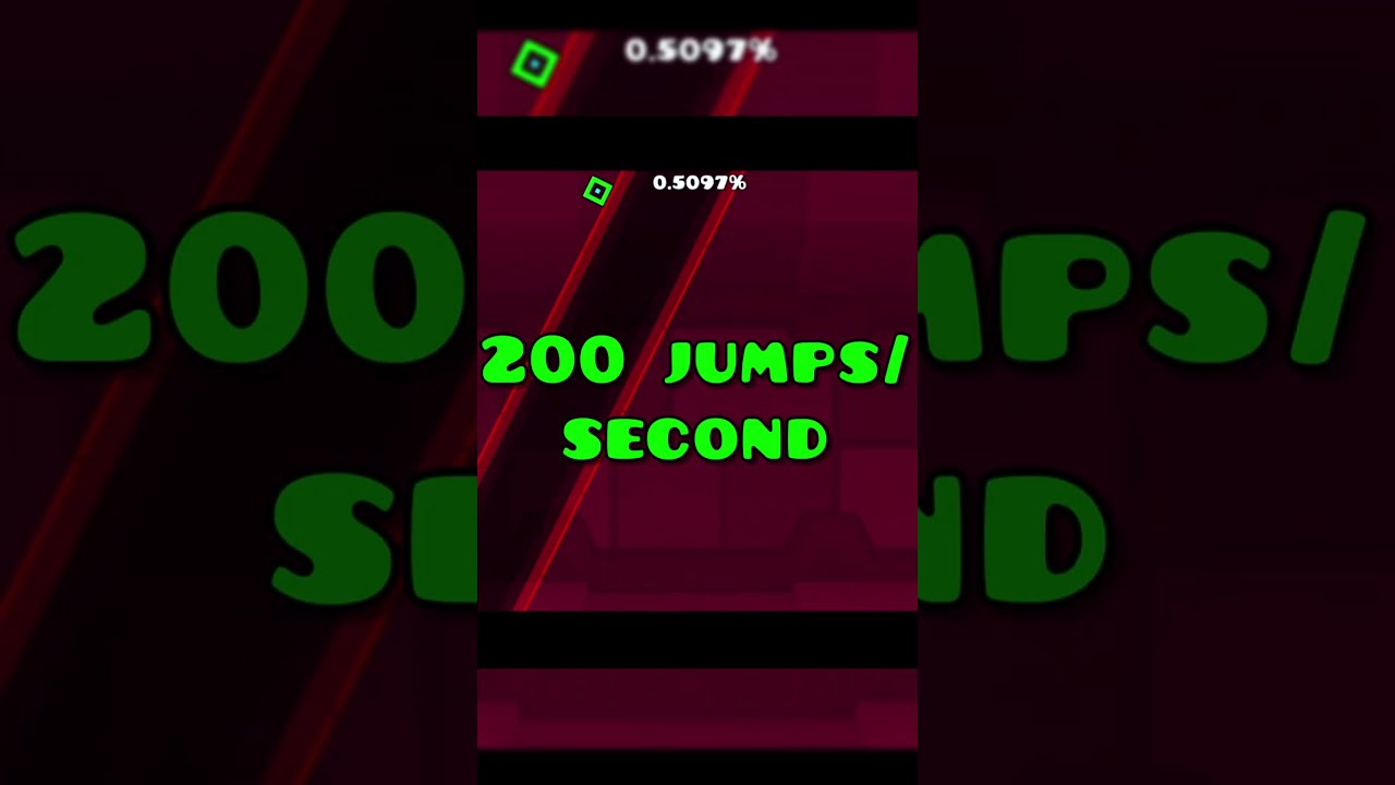 I Got 70 MILLION Jumps In Just 1 Level Gamingshorts Geometrydash Geometrydashchallenge