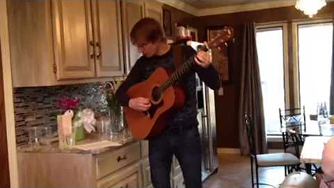 Kyle sings for his parents 40th anniversary