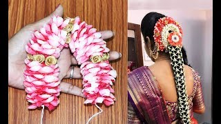 bridal rose petals flower jadai veni | wedding flower bridal jadai veni bridal rose petals flower jadai veni | wedding flower bridal jadai veni